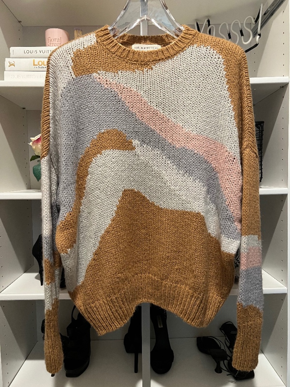 Saltwater Luxe - Autumn Sweater - Multi/Beige Base - Size S